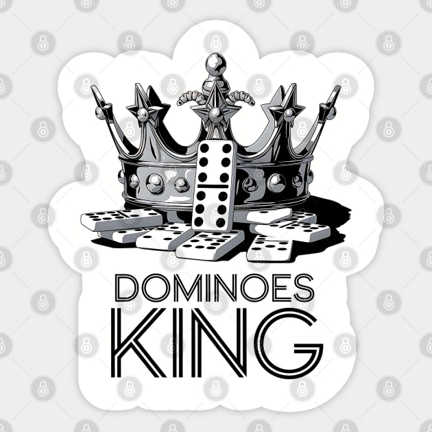 Dominoes King Sticker by UrbanLifeApparel